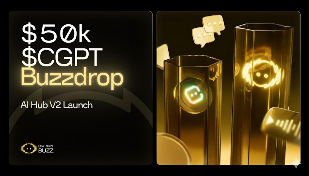 🐝 The AI Hub V2 Buzzdrop: $50,000 in $CGPT For Creators