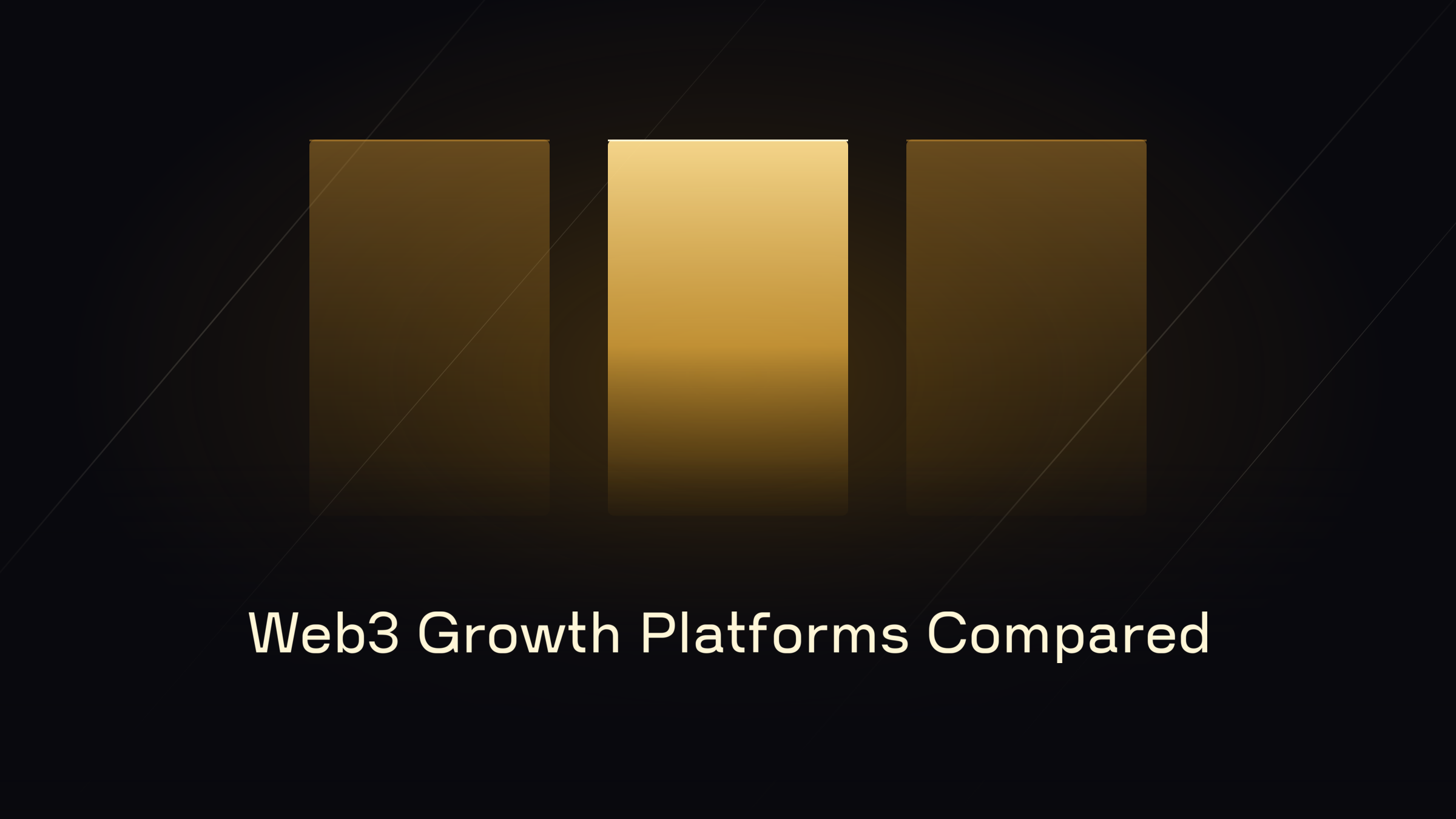 3 Web3 Growth Campaign Platforms Compared (2026)