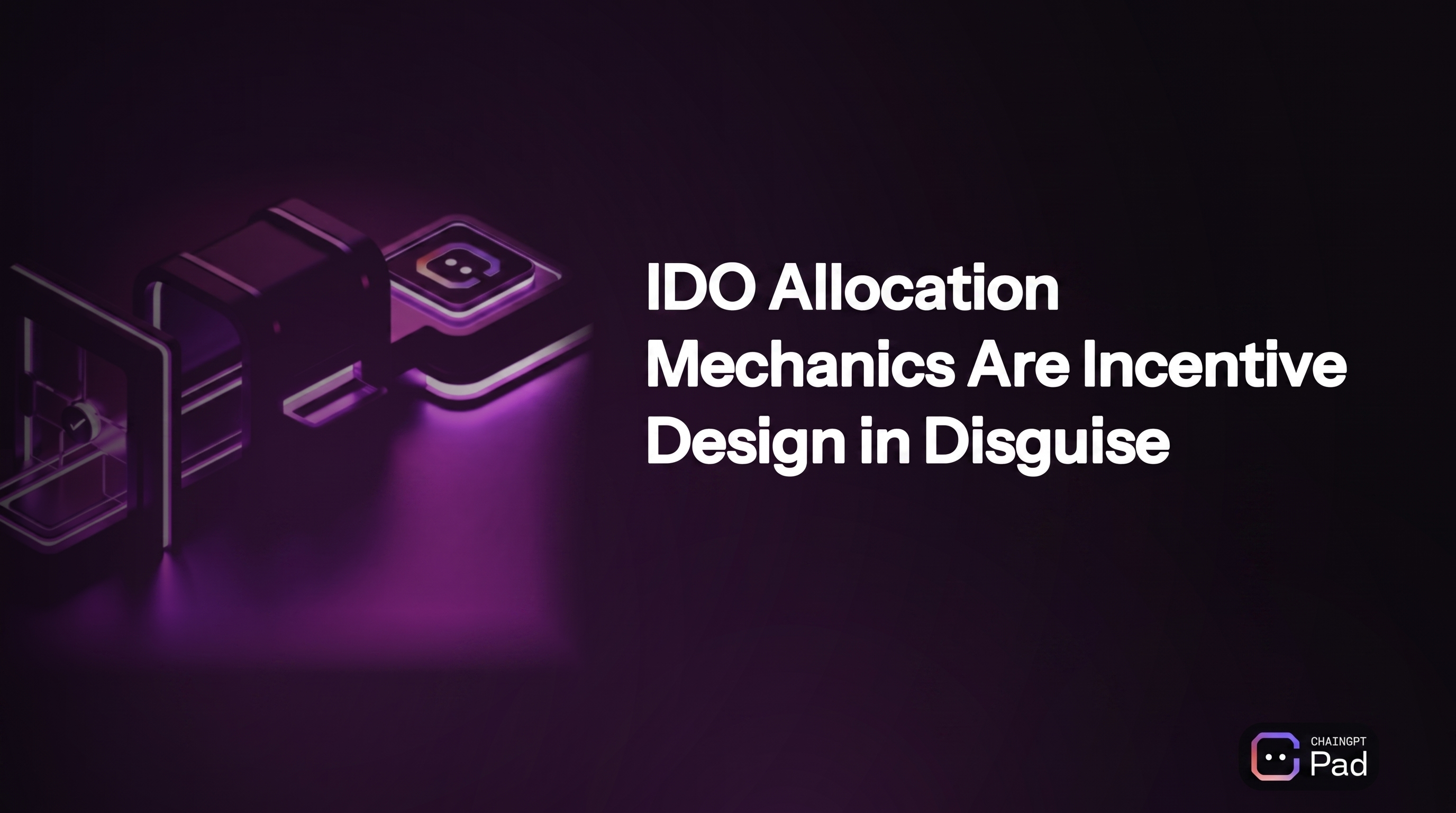 IDO Allocation Mechanics Are Incentive Design in Disguise