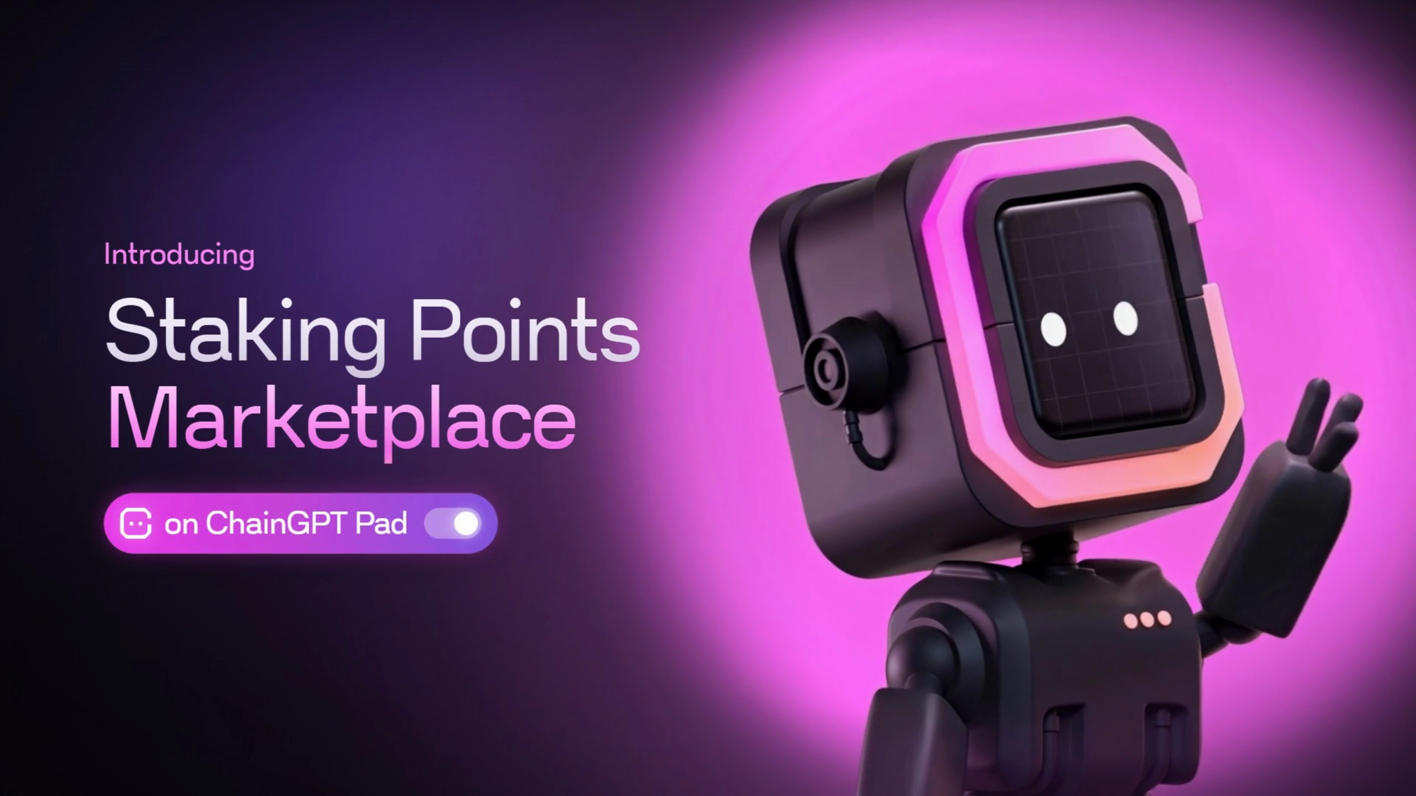 ChainGPT Pad Staking Points Marketplace: How It Works