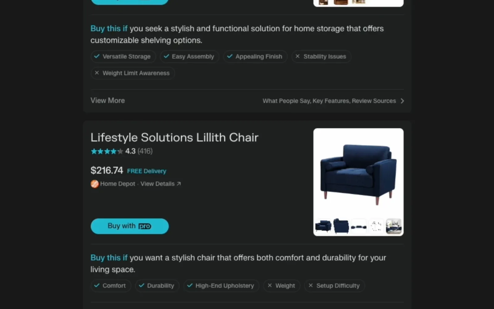 perplexity shopping cart