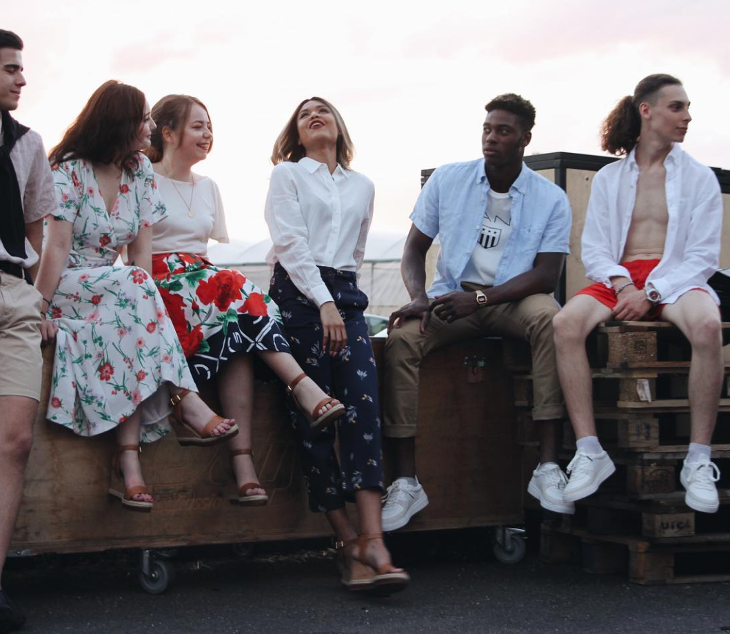 Photo shooting défilé de mode gant