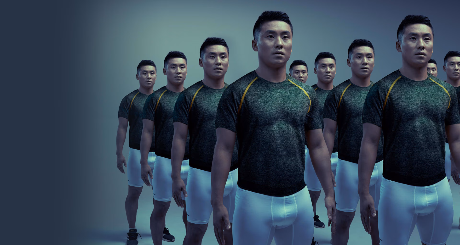 a group of men in sports uniforms