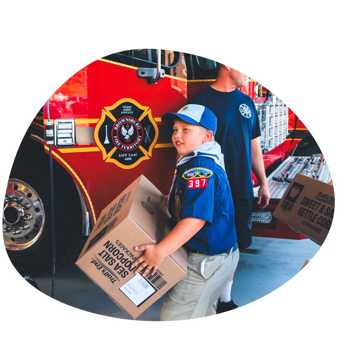 Heroes and Helpers community delivery.