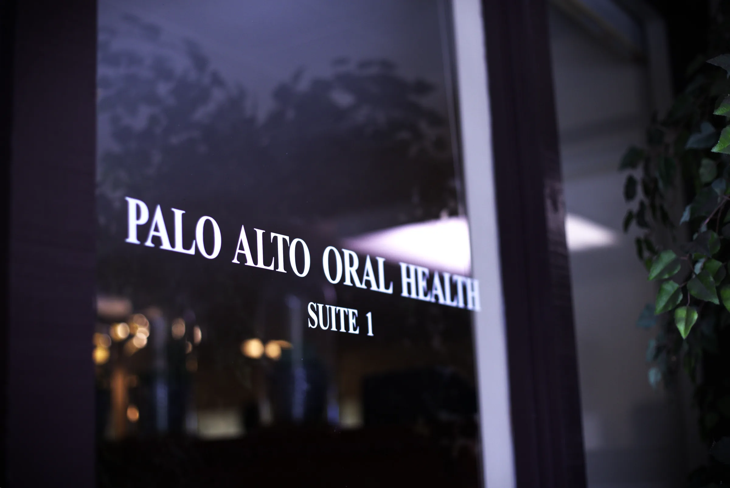 Palo Alto Oral Health Suite 1 entrance