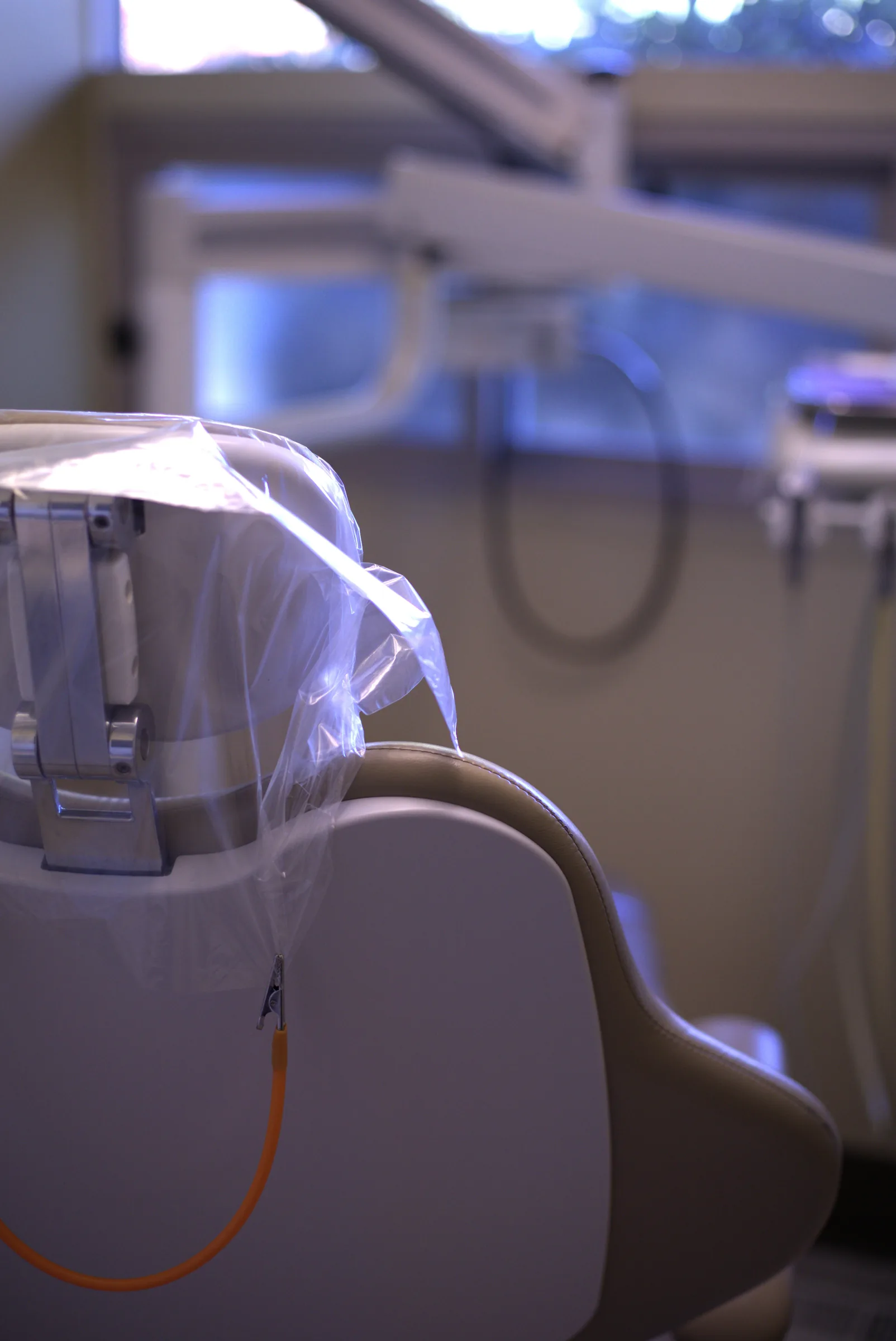 Dental chair in a treatment room at Palo Alto Oral Health