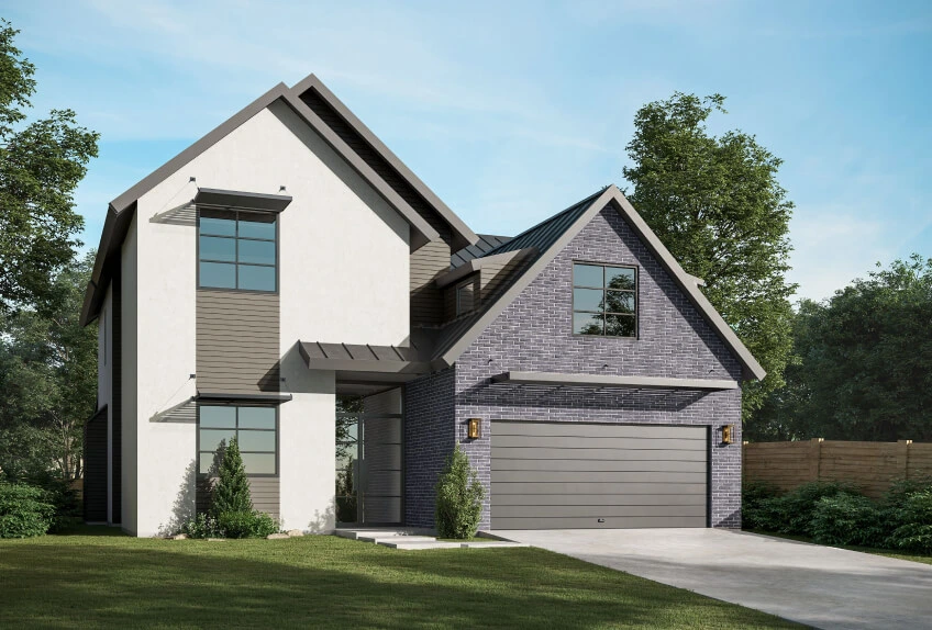 3D exterior visualization services of a housing development project