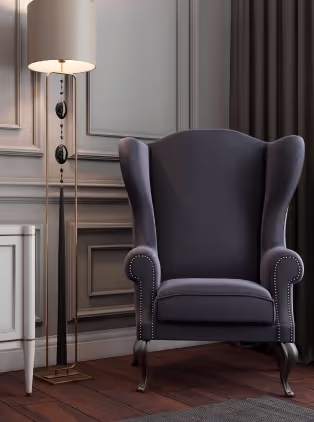 Image with a gray chair