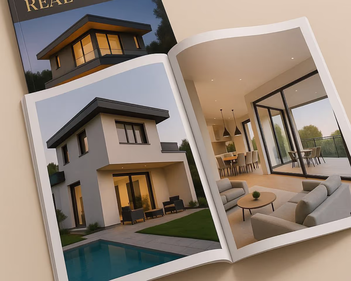 3D exterior rendering services of a luxury private residence with landscape design
