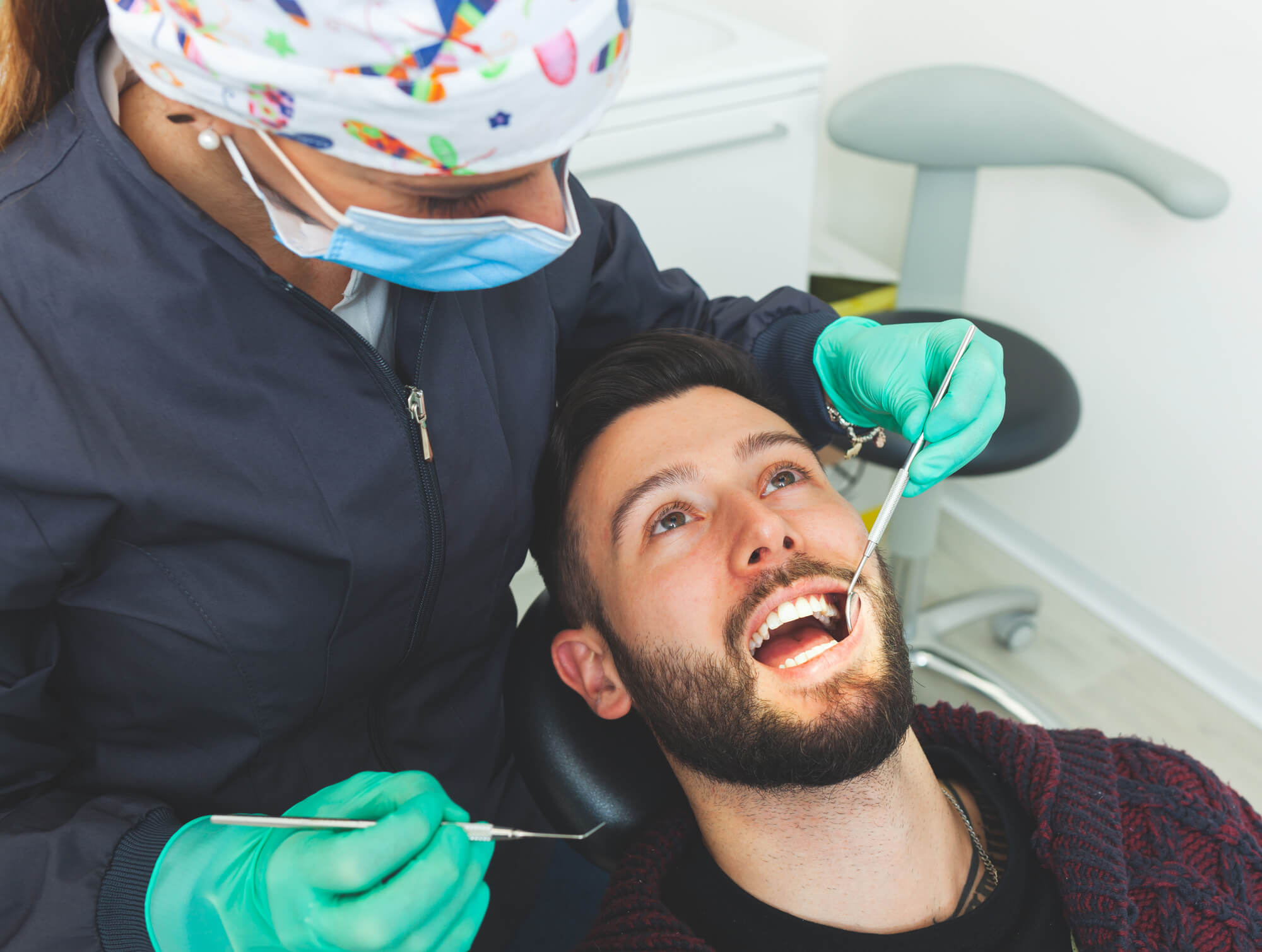 Dentist in Madison AL Performing a Dental Cleaning