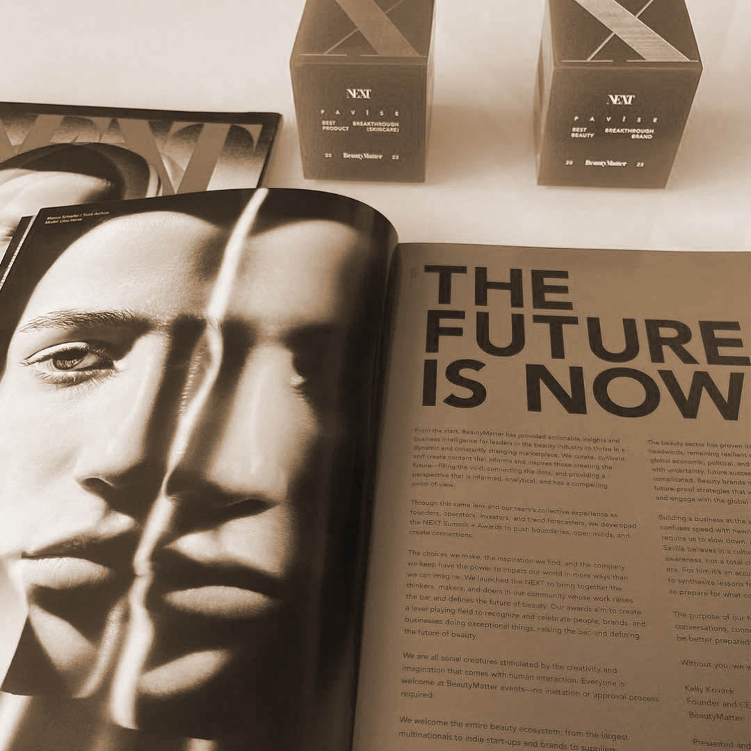 BeautyMatter Awards 2024 Magazine and monuments.