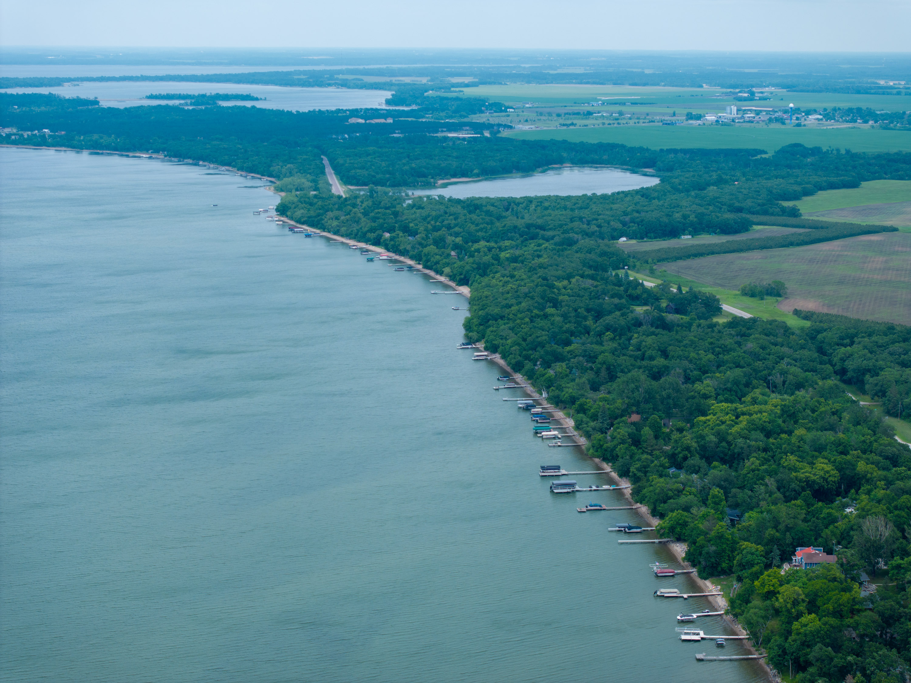 Aerial view of Otter Tail Lake