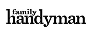 Family Handyman logo in black lowercase serif font with a smaller 'family' above 'handyman'.