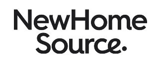 Text logo reading New Home Source in black font.