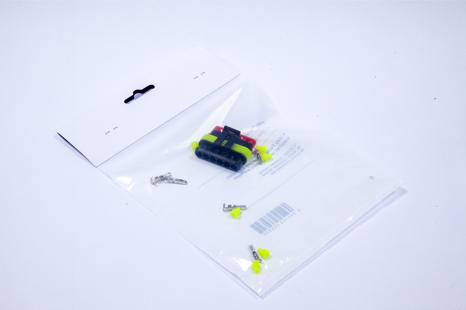 Pre-prepared wiring quick pack containing connector and pre-cut wires for OEM equipment installation