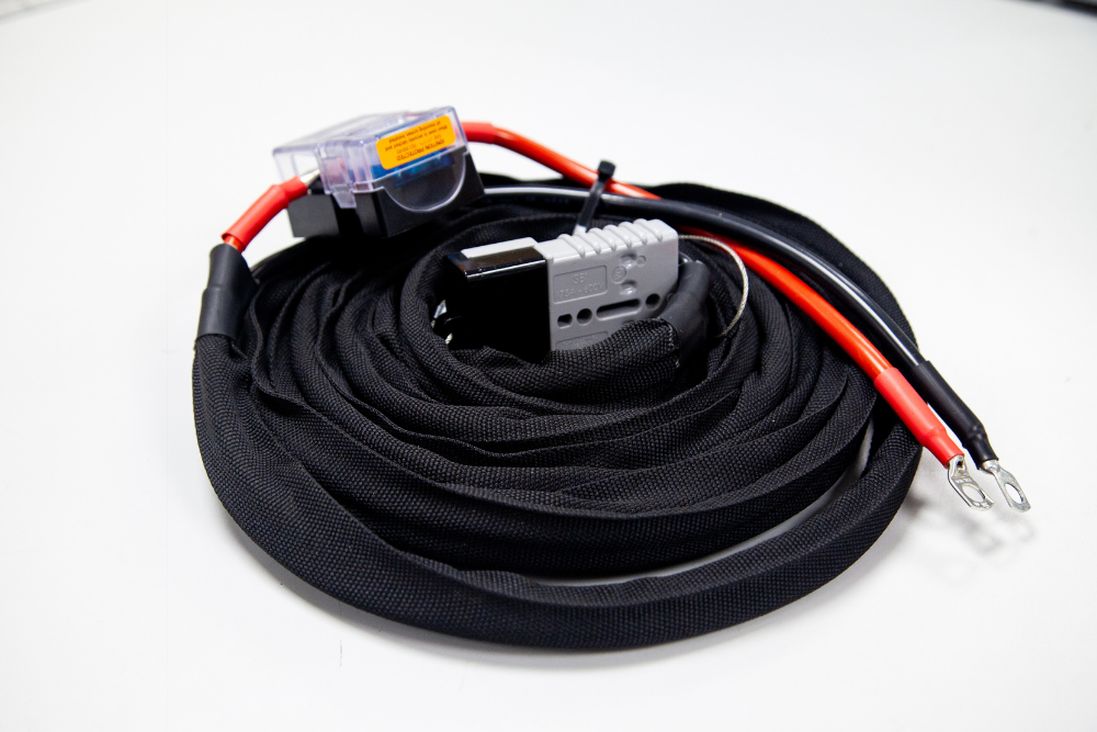 Custom defence wiring harness manufactured in the UK by Tec-Stop for OEM engineering applications