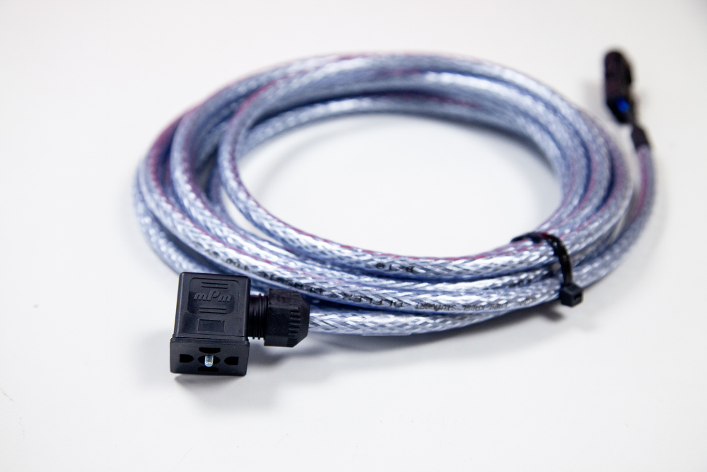 Shielded cable assembly with braided sleeving used to support EMI protection in defence wiring systems