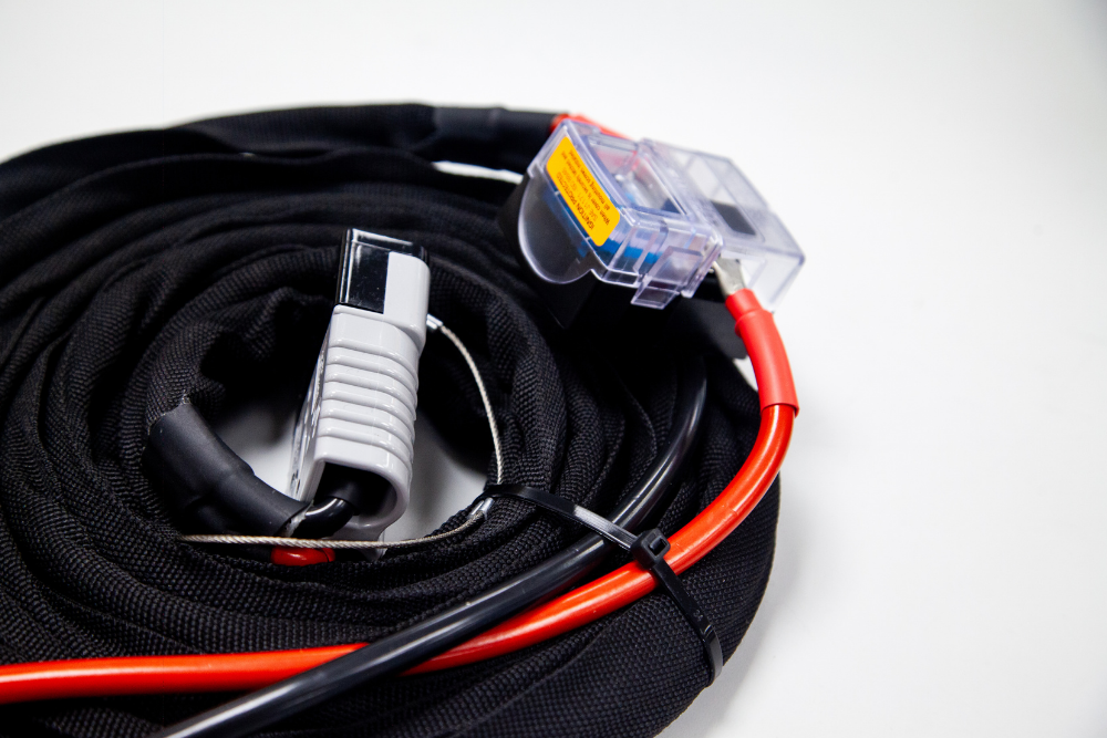 Custom wire-to-board cable assembly with multiple industrial connectors for OEM equipment