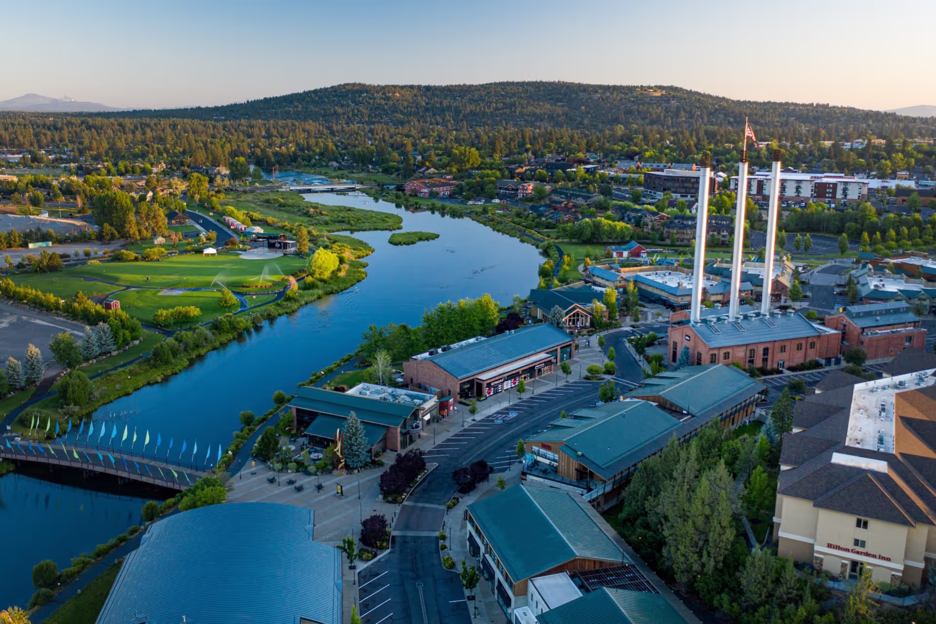 The Old Mill District opens - 270 acre mixed-use development.