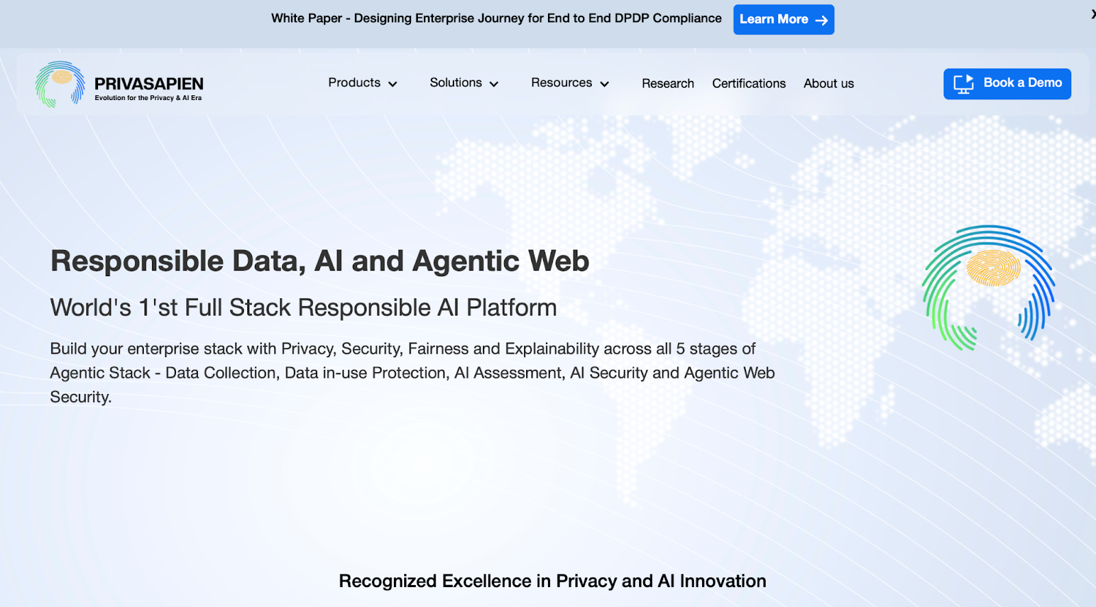 Privasapien Homepage