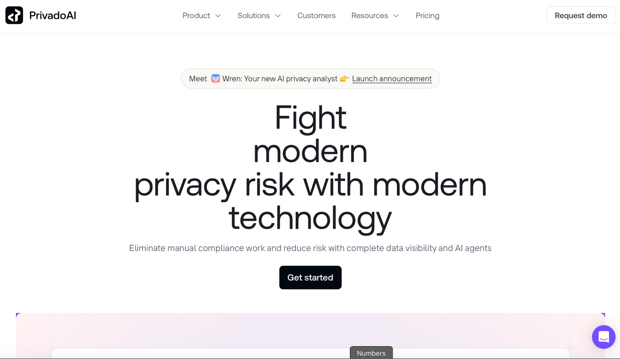 Privado Homepage