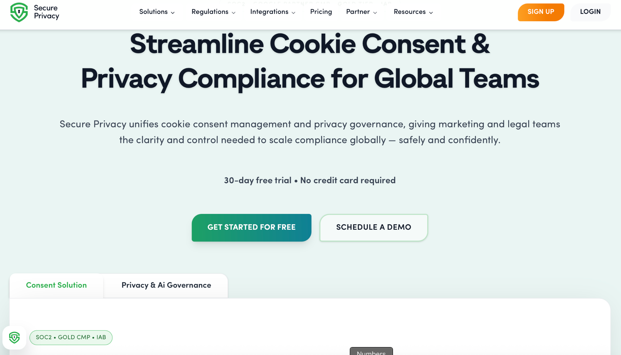 Secure Privacy Homepage