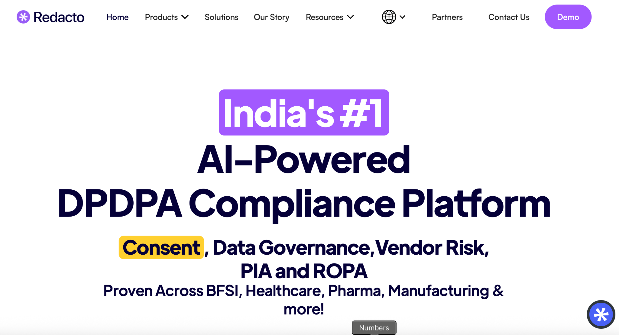 Redacto Homepage‍