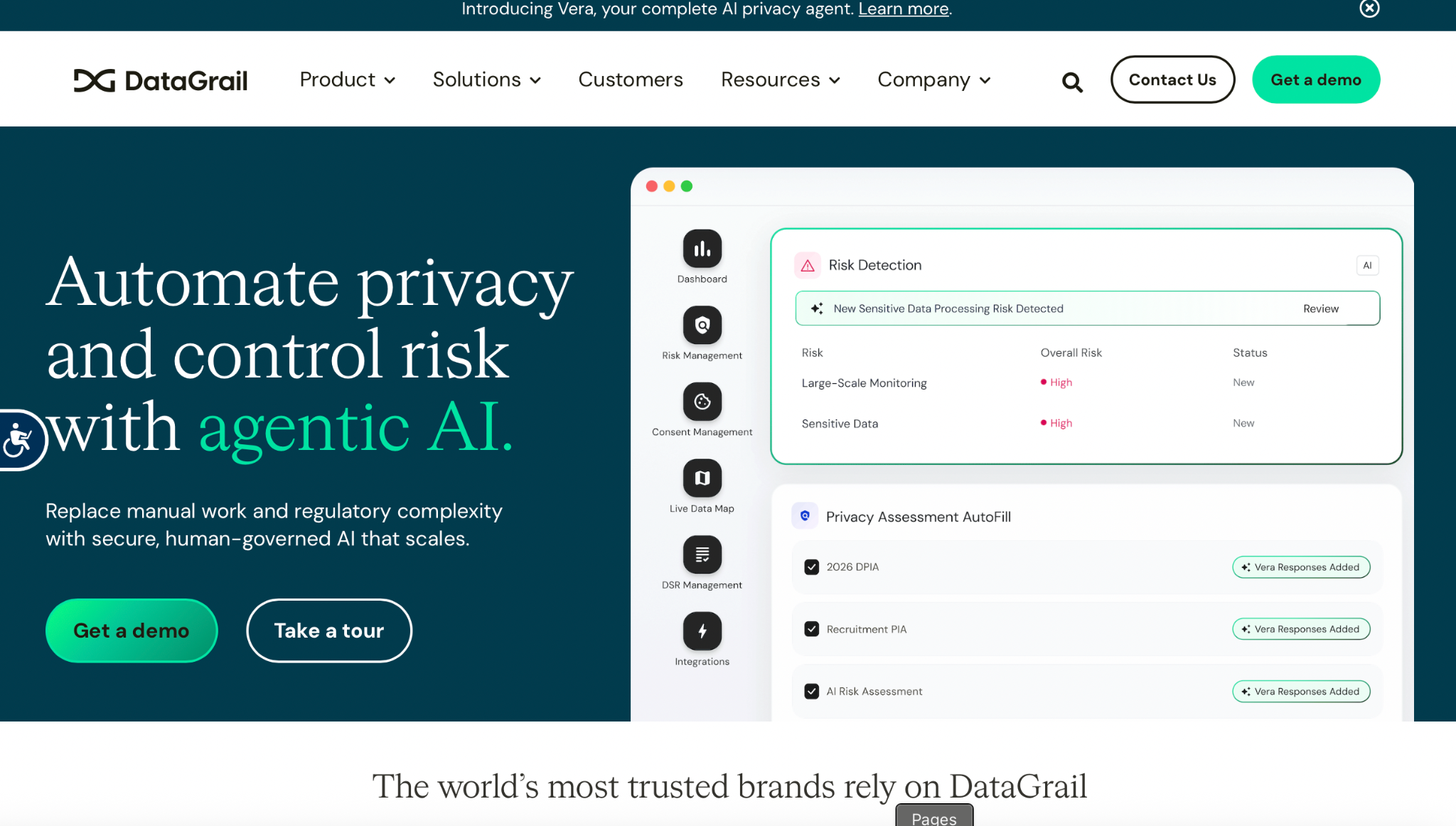 DataGrail Homepage