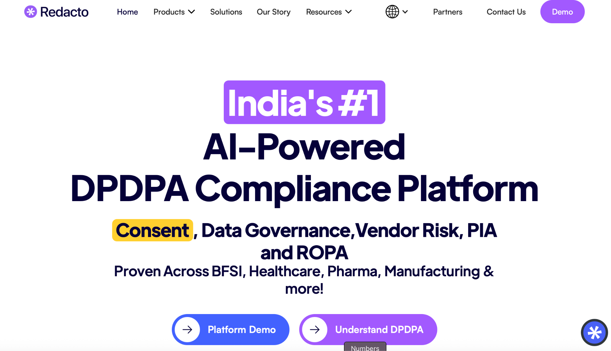 Redacto Homepage
