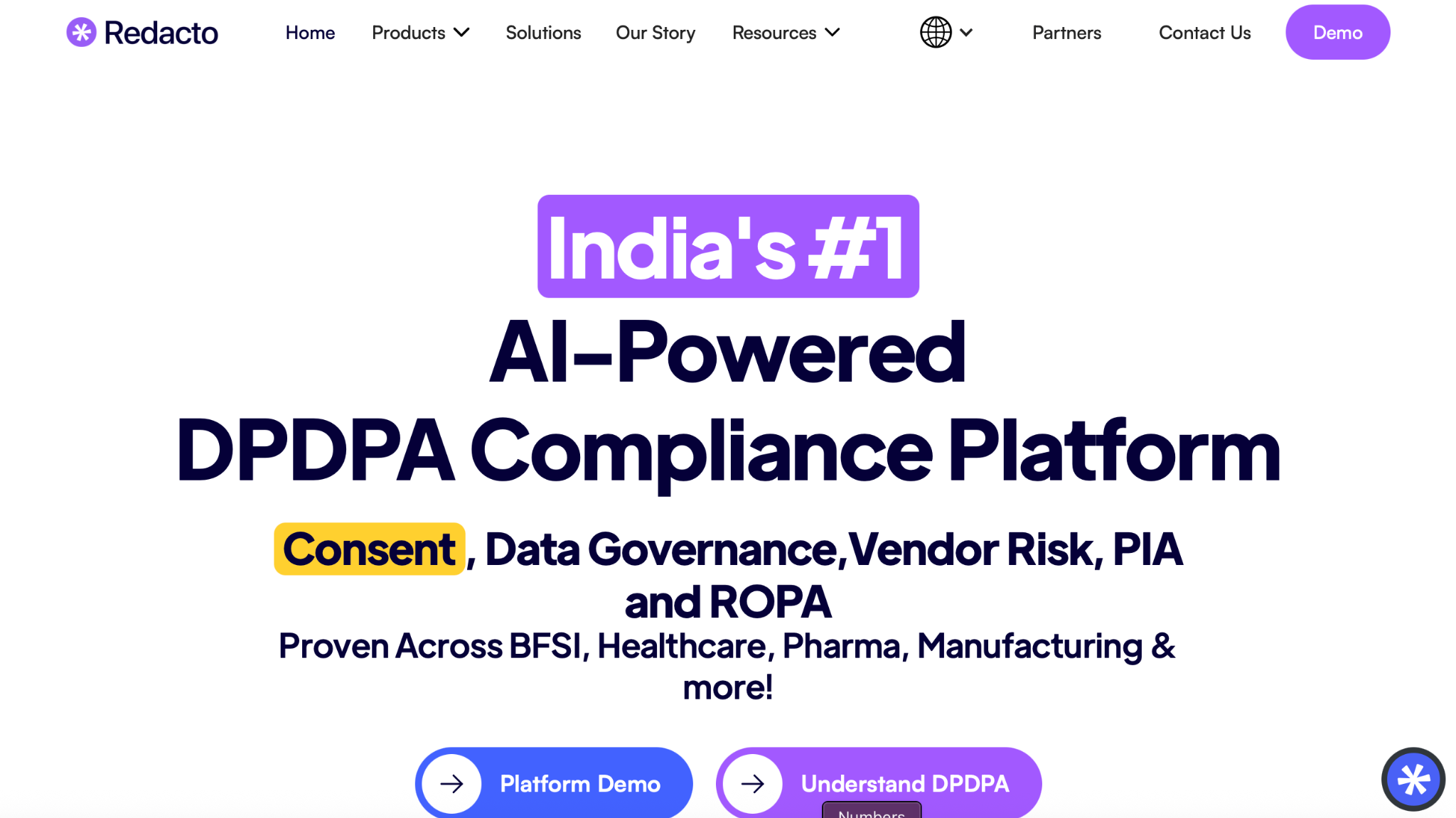 Redacto Homepage