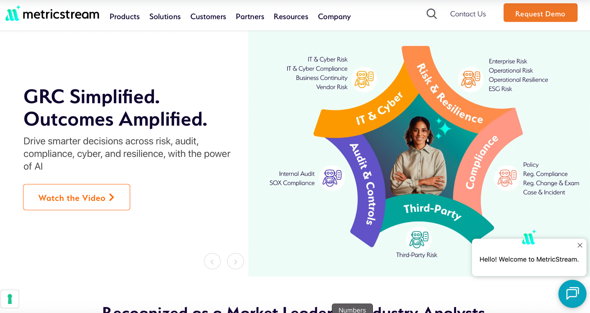 MetricStream Homepage