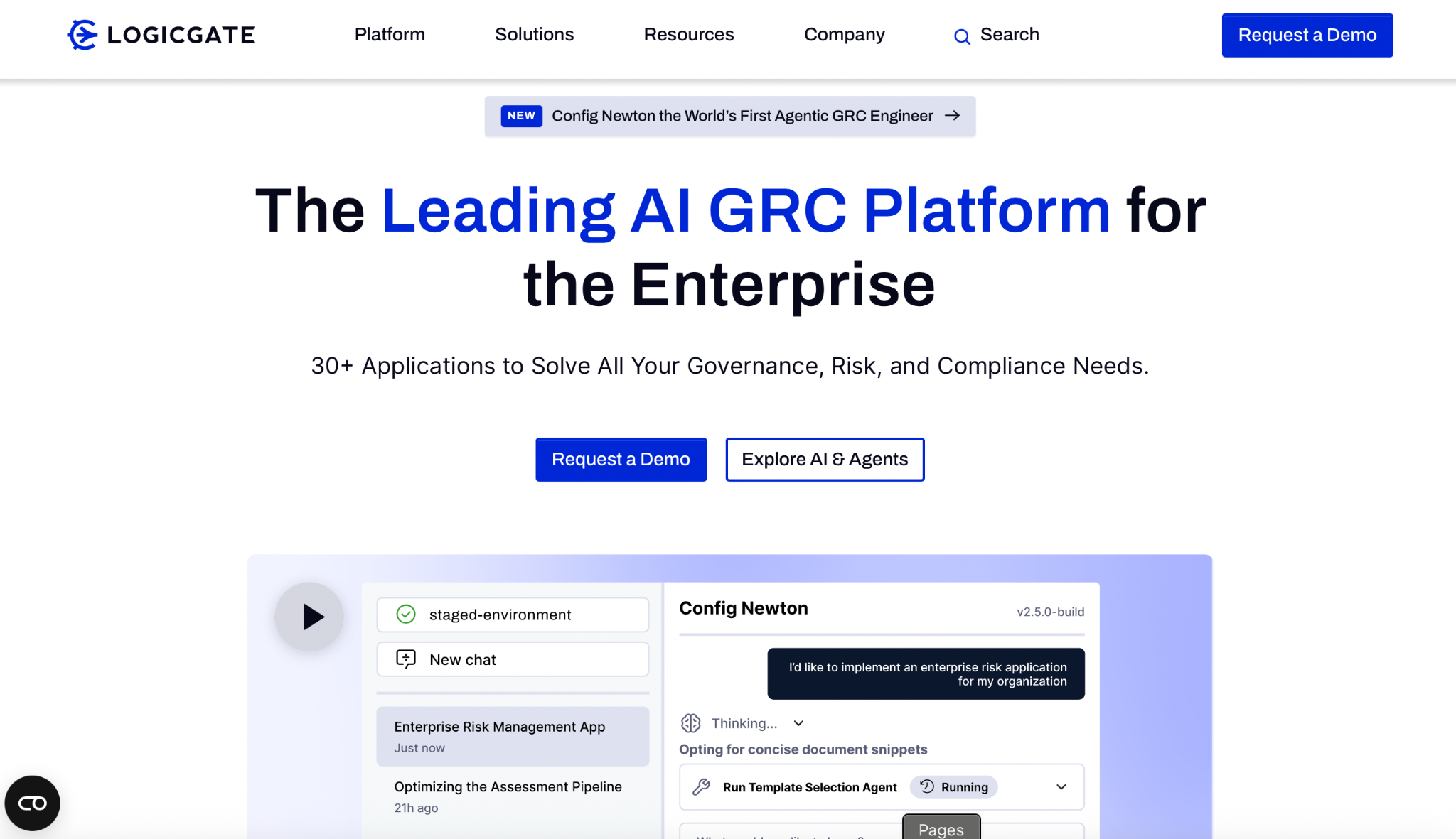 LogicGate Homepage