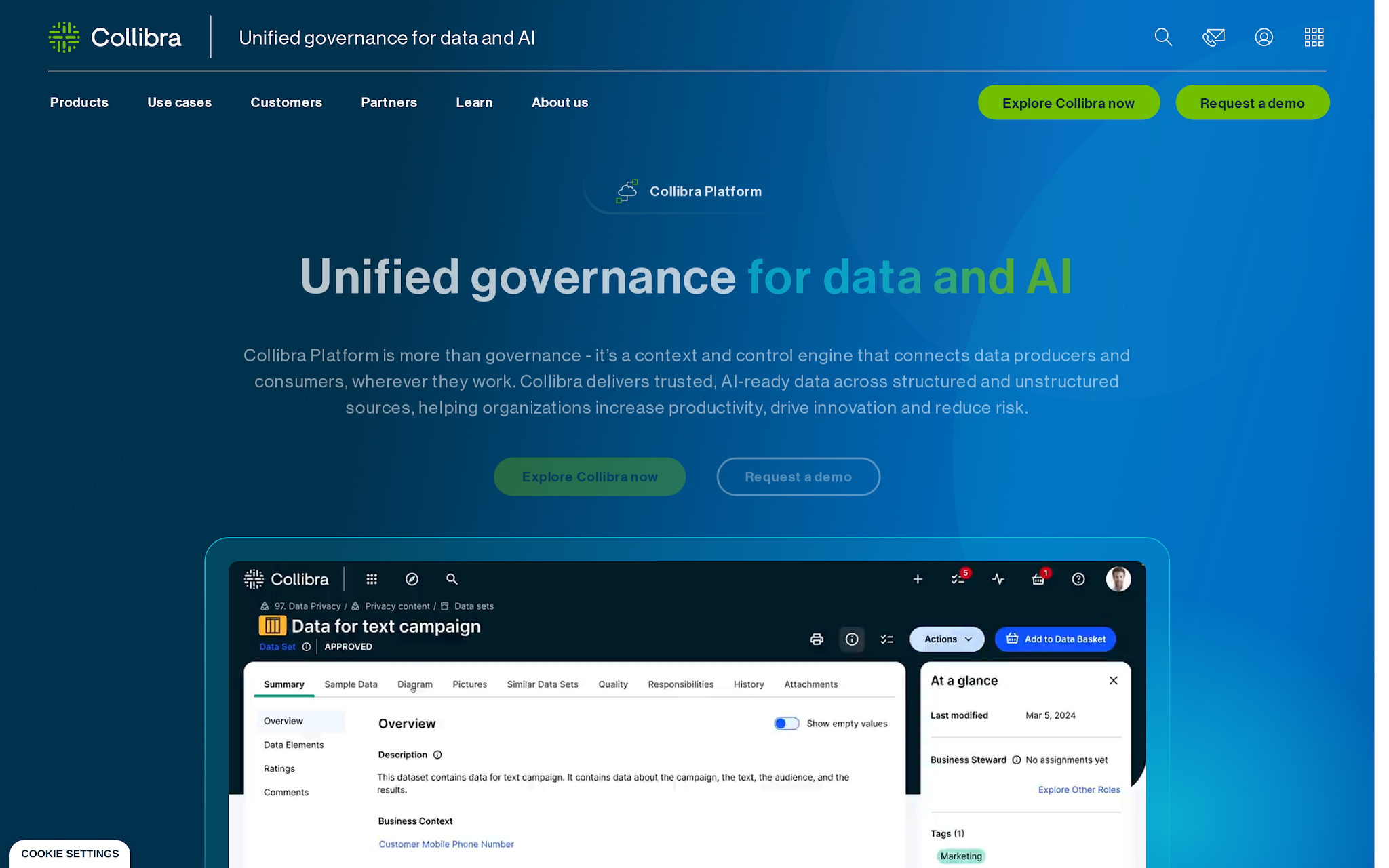 Collibra Platform product page