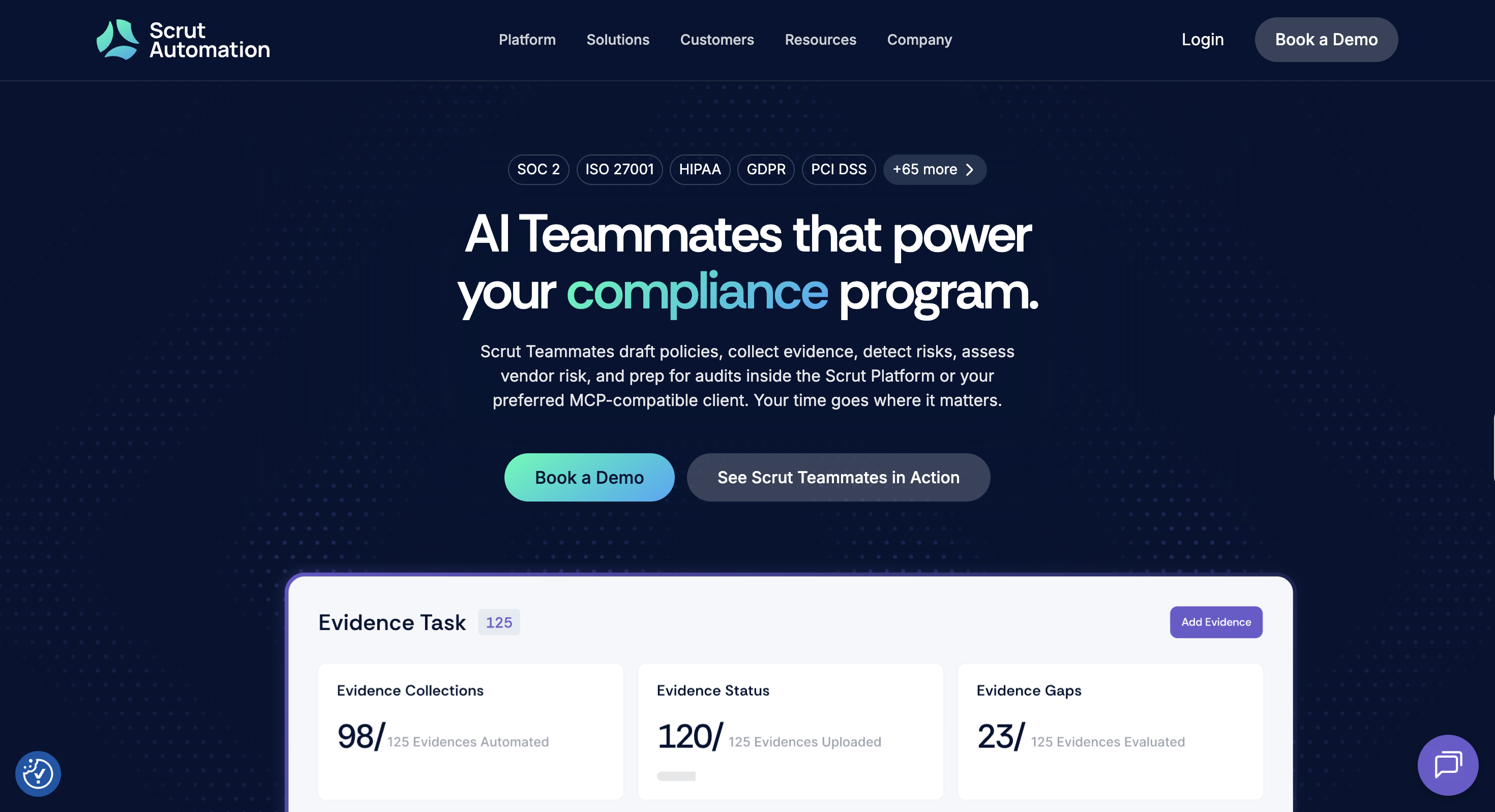 Scrut Automation compliance platform
