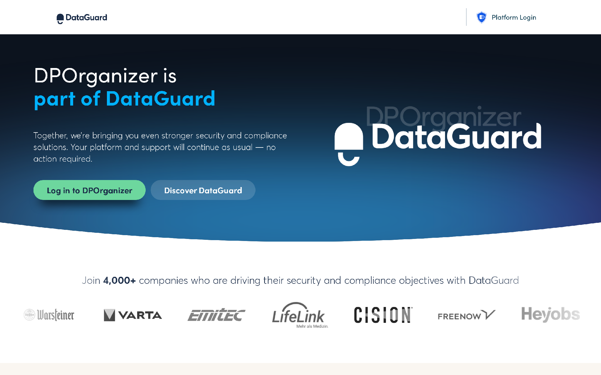 DPOrganizer privacy management workspace