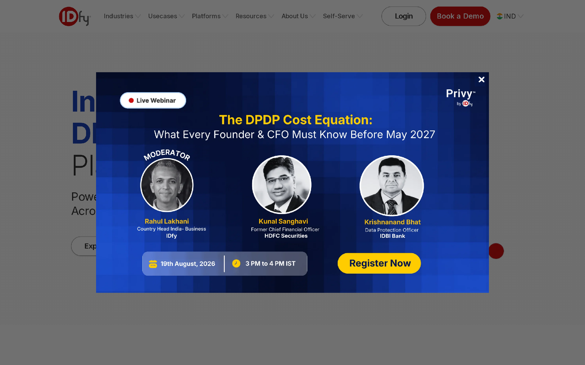 Privy by IDfy privacy platform