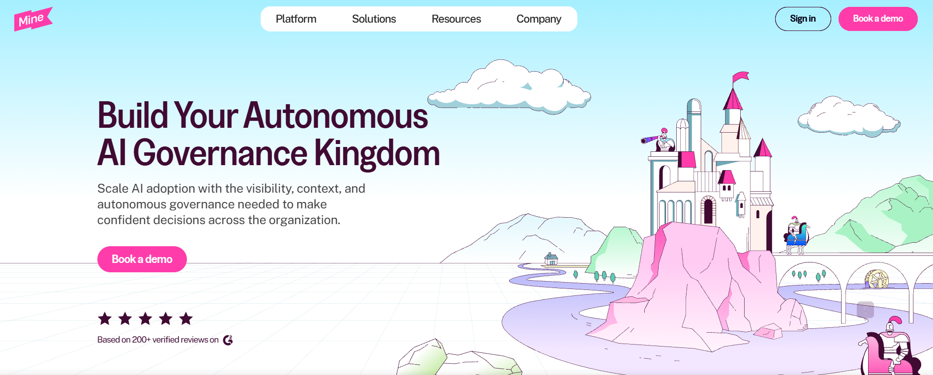 MineOS homepage