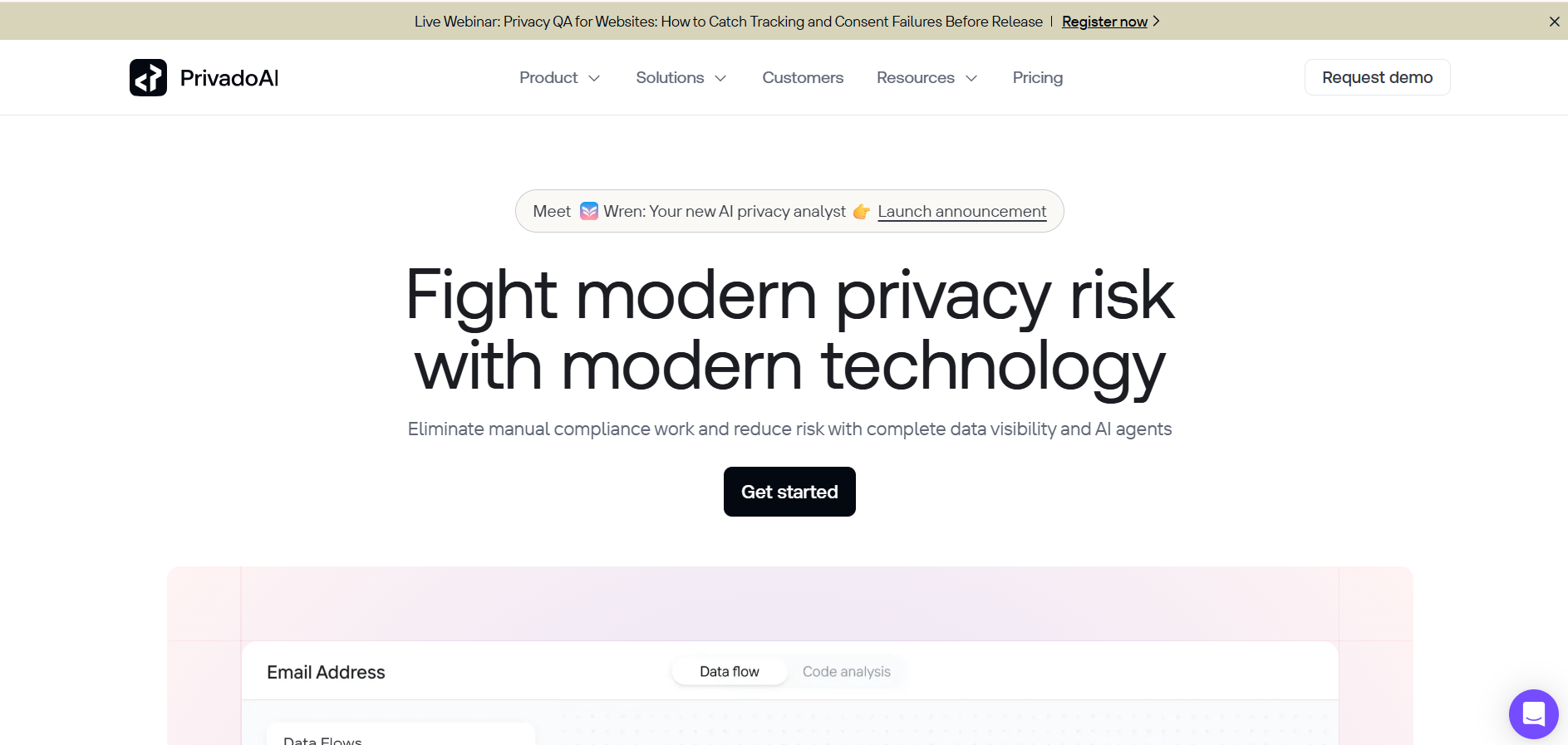 Privado.ai homepage