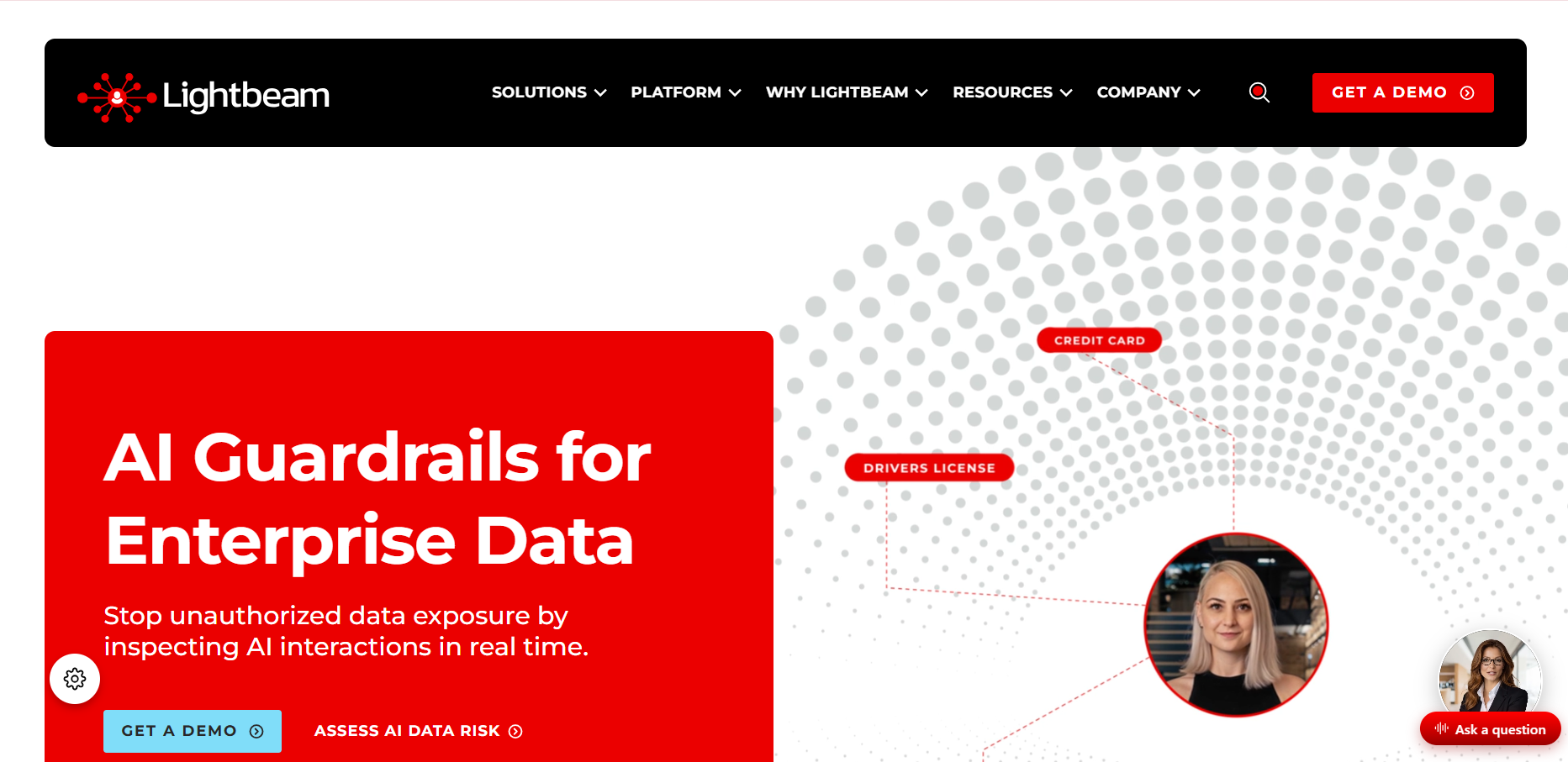 Lightbeam privacy and data identity platform