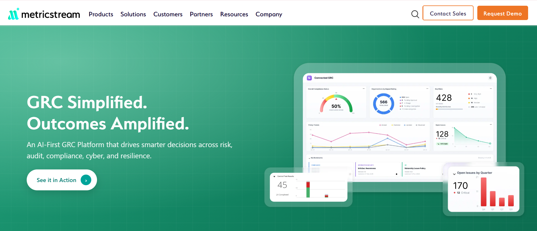 MetricStream Policy and Document Management