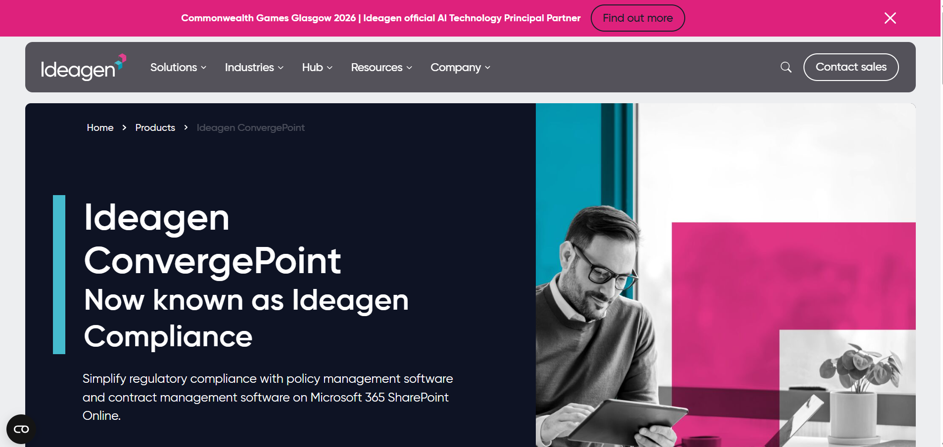Ideagen ConvergePoint on Microsoft 365 SharePoint