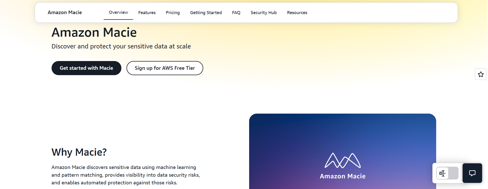 Amazon Macie sensitive data discovery for S3