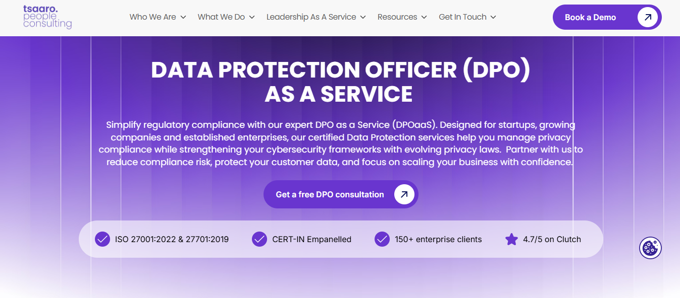 Tsaaro Homepage