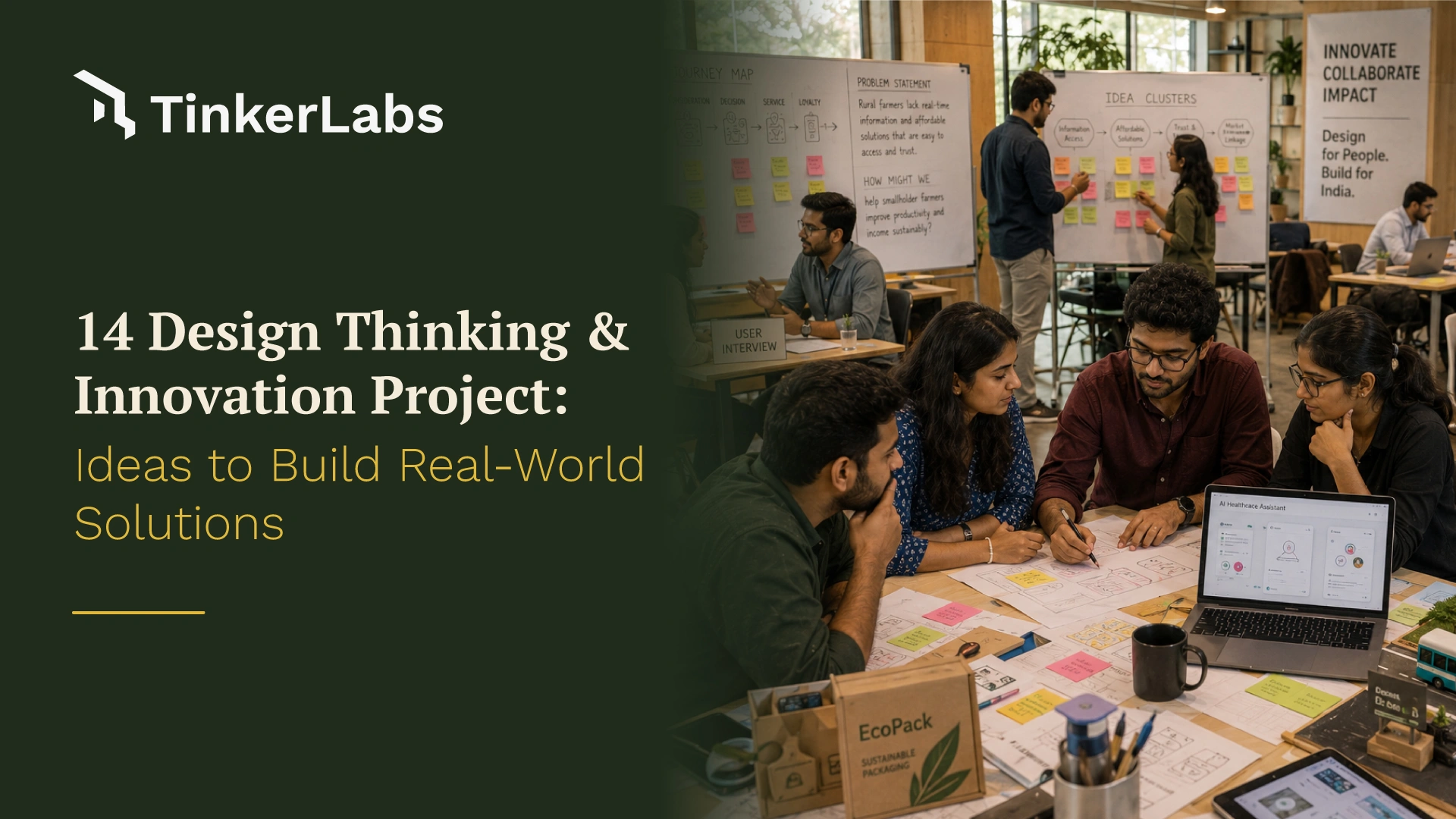 14 Design Thinking And Innovation Project Ideas To Build Real-World Solutions