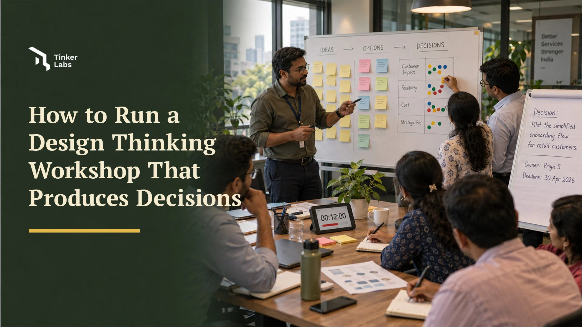 How To Run A Design Thinking Workshop That Produces Decisions