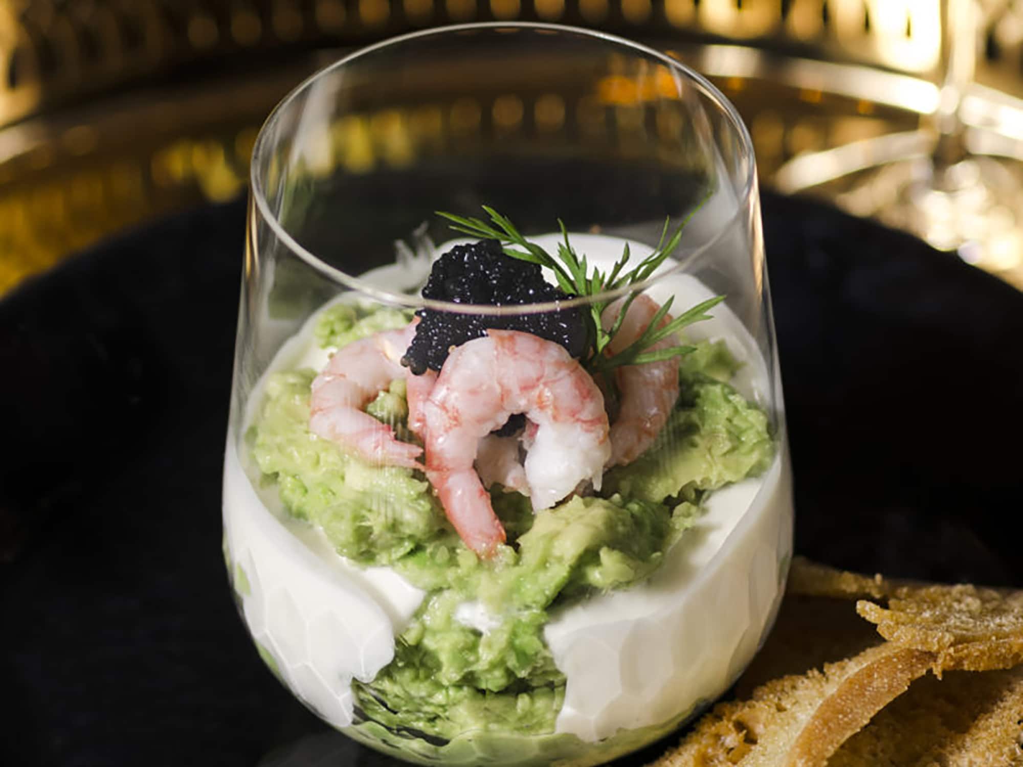 Katkarapucocktail Avokadolla