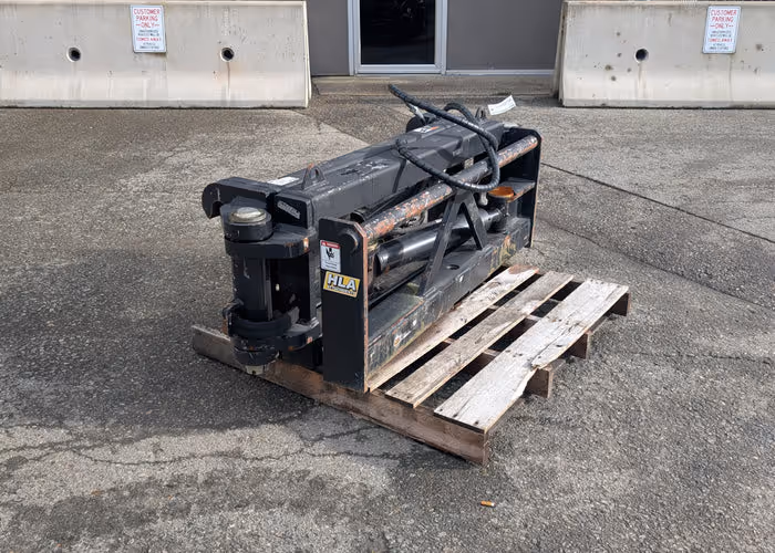 HLA A3205MERZM2 hydraulic swing away carriage rear-side view in Canada