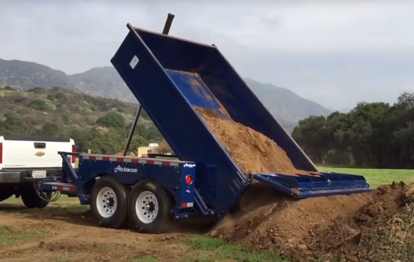 NEW Air-tow 3D-12 Level Loading Dump Trailer