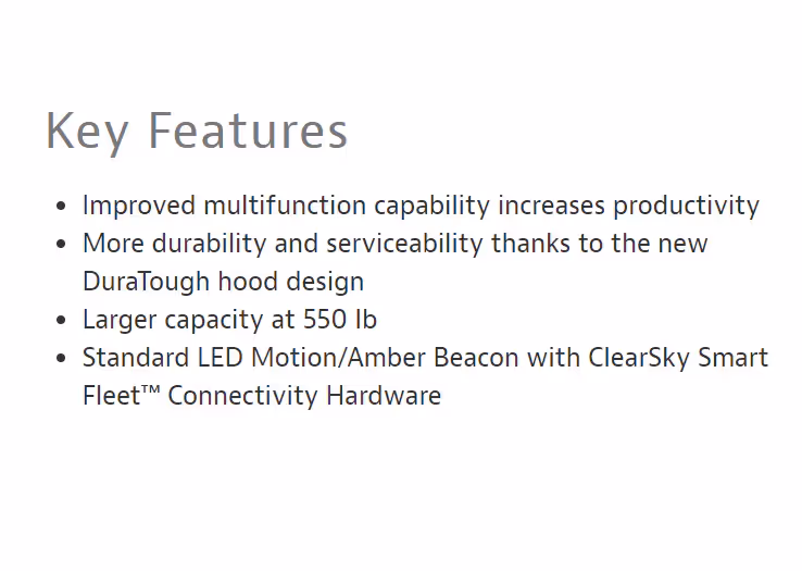 JLG 450AJ articulating boom lift key features.