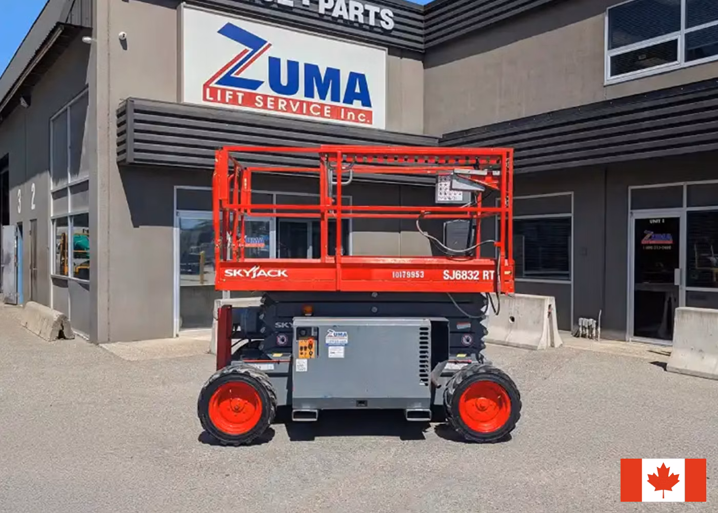 2015 Skyjack SJ6832 RT Scissor Lift